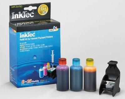Ink cartridge INKTEC HP- 5075C, Pigment /3 x 25 ml/, Color