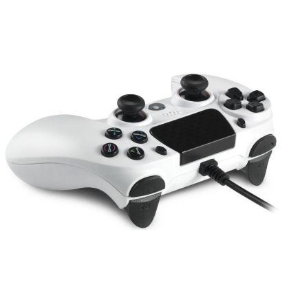 Wired Gamepad Spartan Gear Hoplite for PC and PS4, White