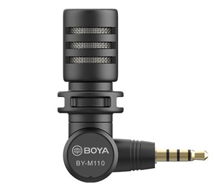 Микрофон BOYA BY-M110 компактен, 3.5mm жак