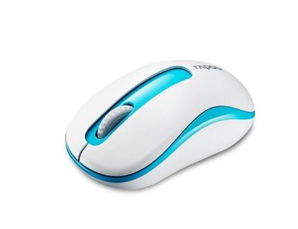 Безжична оптична мишка RAPOO M10 Plus, 2.4Ghz, USB, Син/Бял