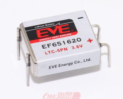 Литиево тионилхлоридна  батерия LTC-5PN   industrial 3,6V  550mAh EVE BATTERY