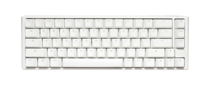 Mechanical Keyboard Ducky One 3 Pure White SF 65%, Hotswap Cherry MX Blue, RGB, PBT Keycaps