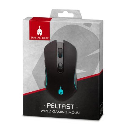 Gaming Mouse Spartan Gear Peltast, Black