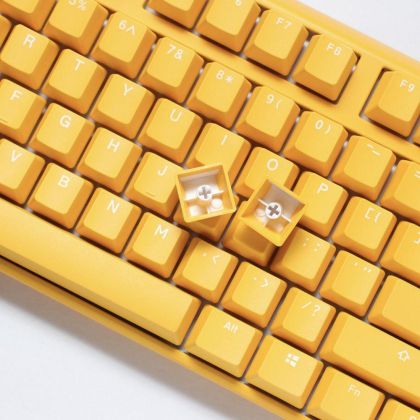 Геймърскa механична клавиатура Ducky One 3 Yellow Full-Size, Cherry MX Silver