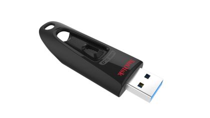 USB памет SanDisk Ultra USB 3.0, 64GB, Черен
