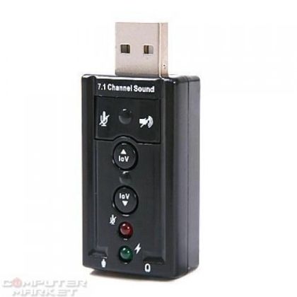 Звукова карта ESTILLO Mini, USB, 7.1