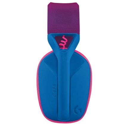 Gaming Wireless Headphones Logitech G435 Lightspeed Wireless, Microphone, Blue/Pink