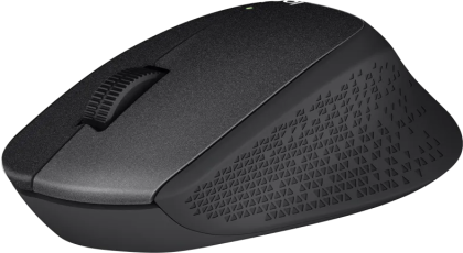 Wireless optical mouse LOGITECH B330 Silent Plus, Black, USB