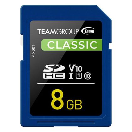 Memory card TEAM Group Elite SDHC, 8GB, Class 10, UHS-I, U1, V10