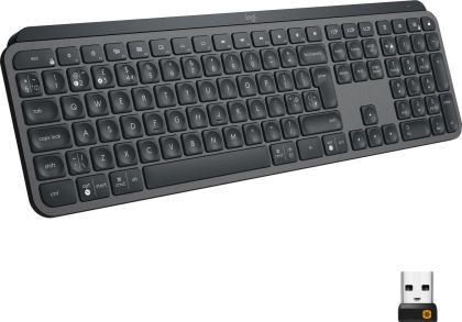 Безжична клавиатура Logitech MX Keys, Graphite