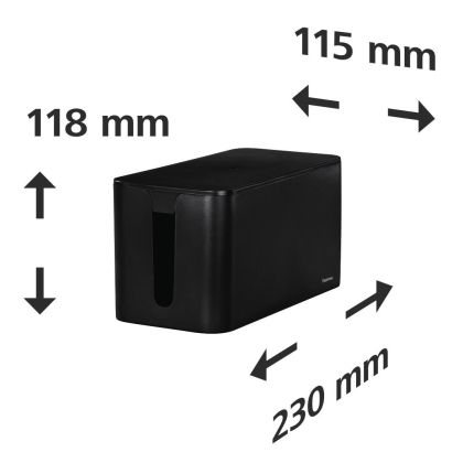 Hama "Mini" Cable Box, black