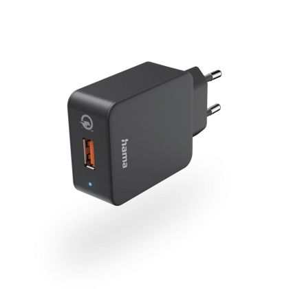 Hama "Qualcomm® Quick Charge™ 3.0” Quick Charger, USB-A, 19.5 W, black