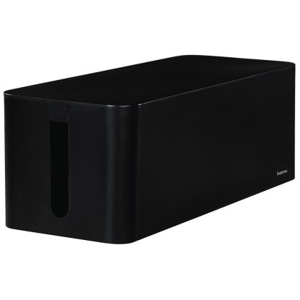 Hama "Maxi" Cable Box, 40.0 x 15.6 x 13.5 cm, black