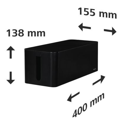 Кутия за кабели Hama Maxi, Черен