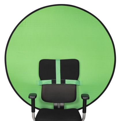 Hama "Chairy" Folding Background, green, &Oslash; 130 cm