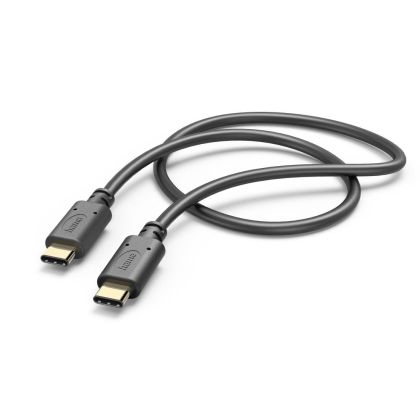 Hama Charging Cable, USB-C - USB-C, 1 m, black