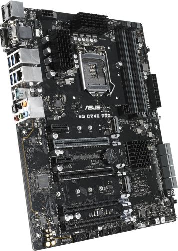 Дънна платка ASUS WS C246 Pro, Socket 1151, dual M.2, 4 x PCIe 3.0 x16, Daul Lan