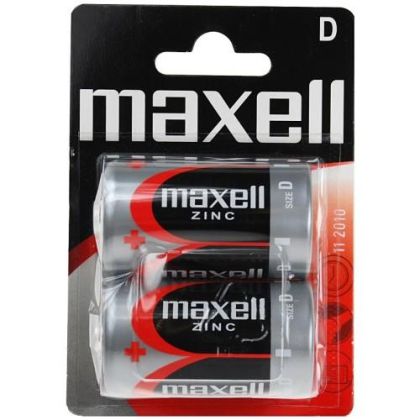 Цинк манганова батерия MAXELL R20 /2 бр. в опаковка/ 1.5V