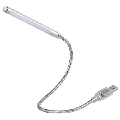Hama "Swan Neck" Notebook Light, with 10 LEDs, Dimmable, Touch Sensor