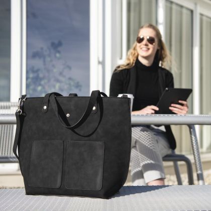 Hama "Classy" Laptop Bag, Shopper, from 34 - 36 cm (13.3"- 14.1"), black