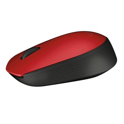Безжична оптична мишка LOGITECH M171, Червен, USB