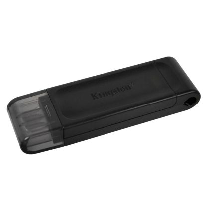 USB stick KINGSTON DataTraveler 70, 64GB, USB-C 3.2 Gen 1, Black