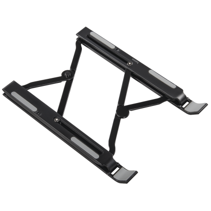 Hama Light Notebook Stand, Foldable, Inclinable in 12 stages, up to 39 cm (15.4"), black