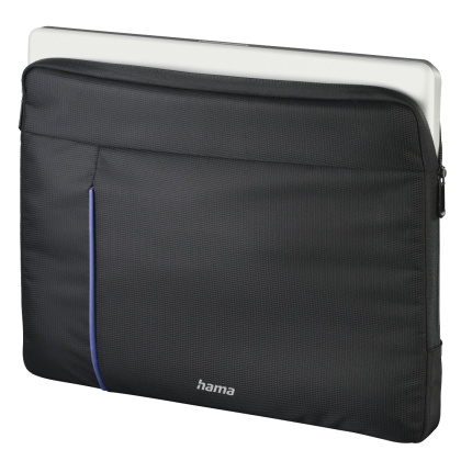 Hama "Cape Town" Laptop Sleeve, up to 40 cm (15.6"), black/blue