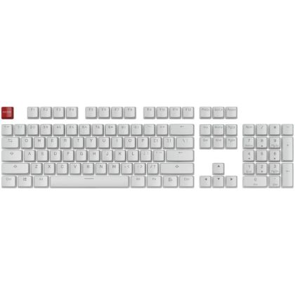 Glorious Aura PBT Doubleshot 105-Keycap White US-Layout