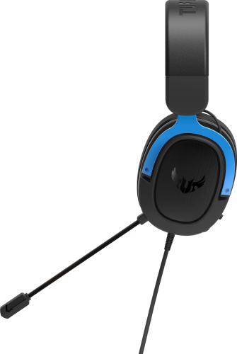 Геймърски слушалки ASUS TUF Gaming H3 Blue, 7.1 Virtual Surround Sound