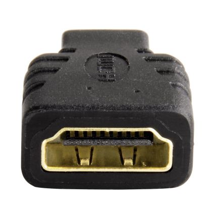 Адаптер HAMA 39863, HDMI женско - Micro HDMI мъжко, 3 звезди, Черен