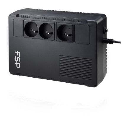 UPS FSP Eco 800, 800VA, 480W, USB-B, 2 x RJ11/45, Черен