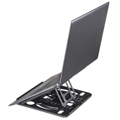 Hama "Rotation" Notebook Stand, 360° Swivel, Inclinable, up to 39 cm (15.4"), black