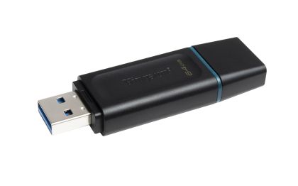 USB памет KINGSTON DataTraveler Exodia 64GB, USB 3.2 Gen 1, Черен