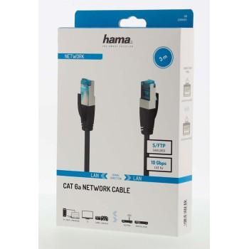 Hama Network Cable, CAT 6a, 10 Gbit/s, S/FTP Shielded, 3.0 m