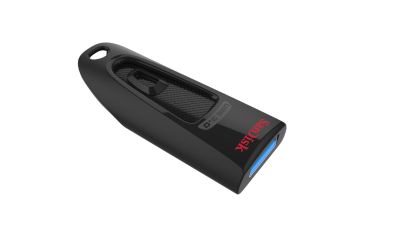 USB памет SanDisk Ultra USB 3.0, 256GB, Черен,100 Mb/s