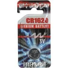 Бутонна батерия литиева MAXELL CR-1620 3 V