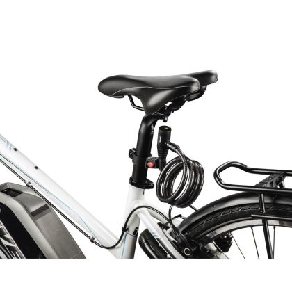 HAMA Заключващо устройство за велосипед, Спирала, 120 см, Черен