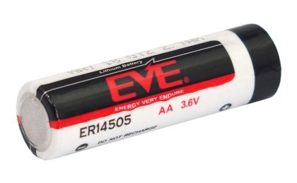 Литиево тионилхлоридна батерия  3,6V AA R6 2,7Ah ER14505 /STD /с пъпка/ EVE BATTERY