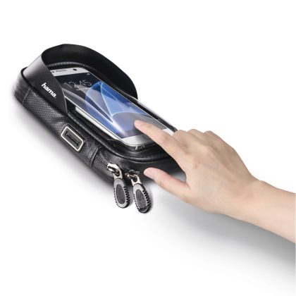 Hama "Multi" Smartphone Bag as Handlebar Bag for Bicycles, Waterproof