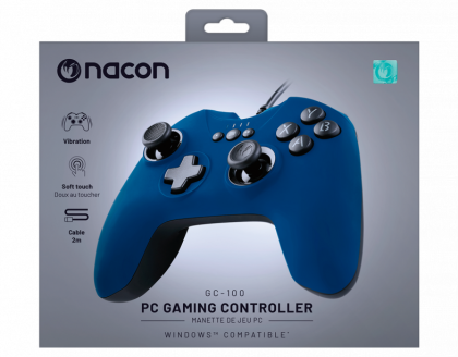 Wired Gamepad Nacon GC-100XF, Blue