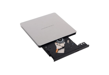 Външно DVD записващо устройство Slim, LG GP60NS60, USB 2.0, сребристо