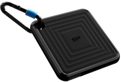 External SSD Silicon Power PC60, 960GB, USB 3.2 Gen2 Type-C, Black