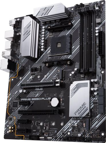 Дънна платка ASUS PRIME B550-PLUS, socket AM4, 4xDDR4, Aura Sync, PCIe 4.0, Dual M.2