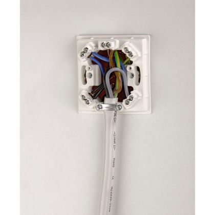 Electric Stove Supply Cable, 1.5 m, white, 1 piece/poly bag