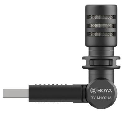 Микрофон BOYA BY-M100UA компактен, USB-A