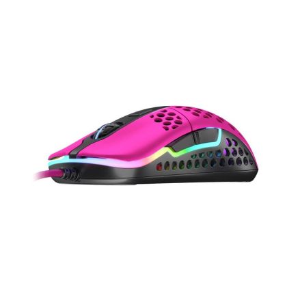 Геймърска мишка Xtrfy M42 Pink, RGB, Розов