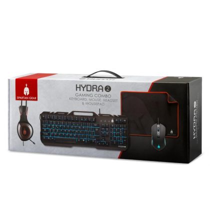 Gaming Combo Spartan Gear Hydra II - keyboard, mouse, mousepad and headset