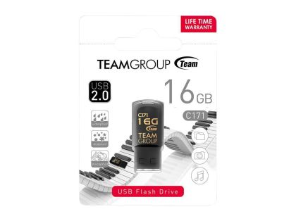 USB памет Team Group C171 16GB USB 2.0, Черен
