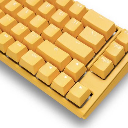 Геймърскa механична клавиатура Ducky One 3 Yellow SF 65, Cherry MX Clear суичове